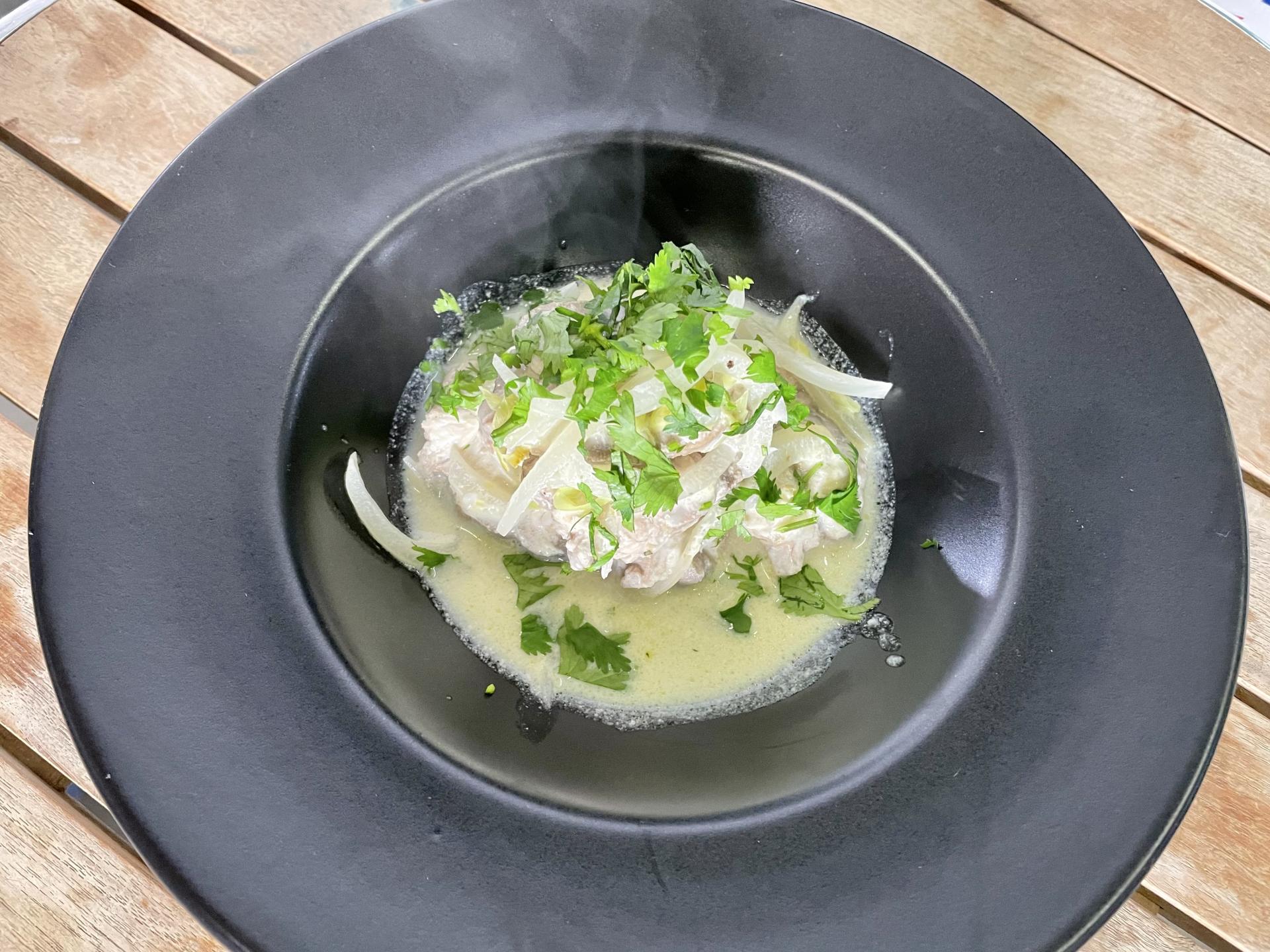 Courtbouillon de roussette minute Pavillon France